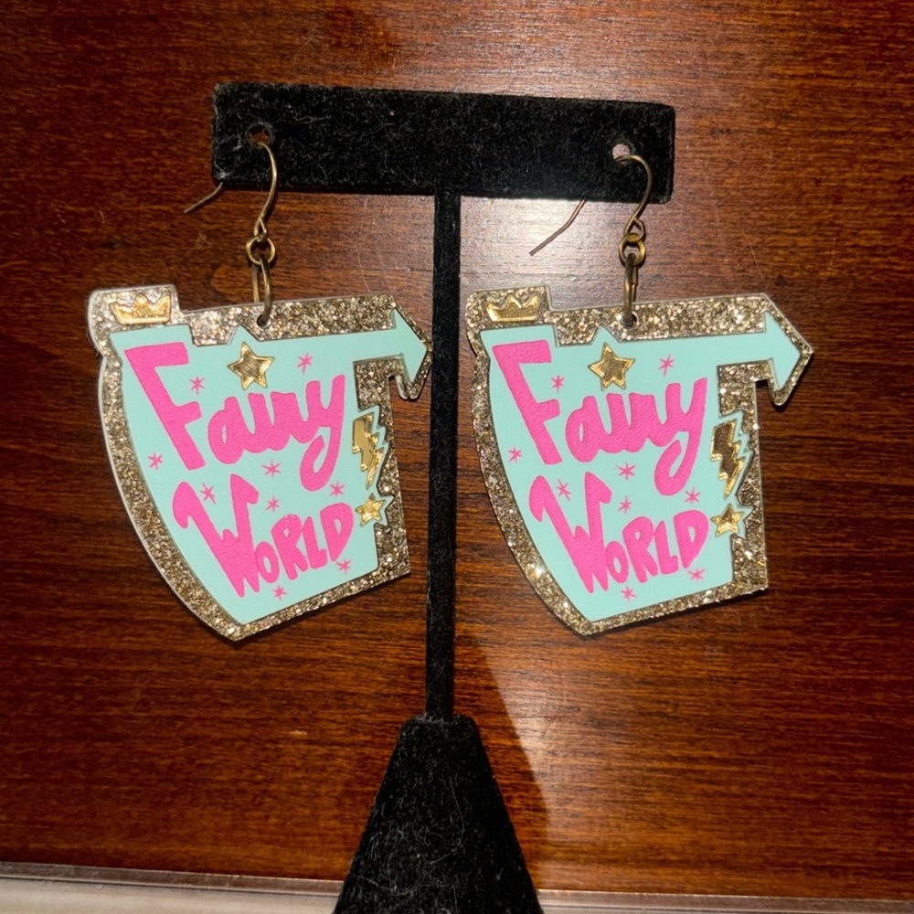Fairy world Fairly Odd Parents earrings